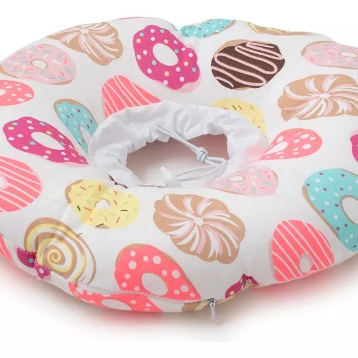 DEFENSOR FOREVER - Collar Isabelino Tela Acolchado Gato Perro Pequeño Talla M