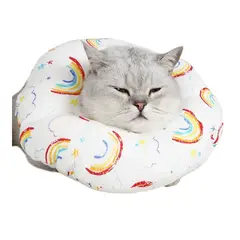 DEFENSOR FOREVER - Collar Isabelino Tela Acolchado Gato Perro Pequeño Talla M