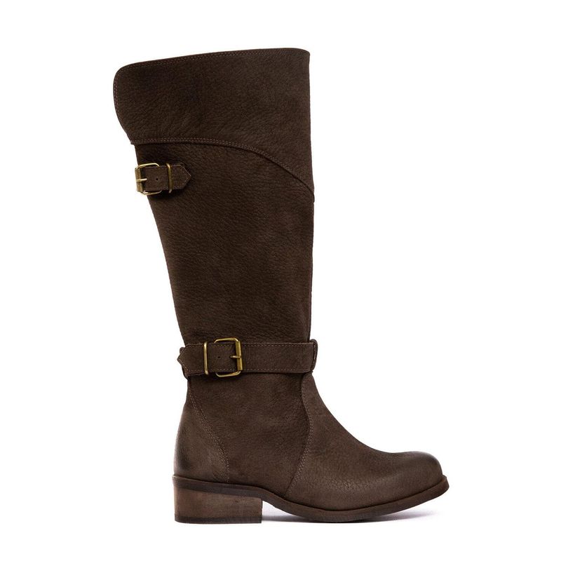 GIANI DAFIRENZE - Bota Mujer De Cuero Harriet Café C2