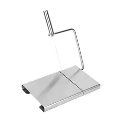 IMPORTCLICK - Rebanador Queso Alambre Acero Gris - Plateado