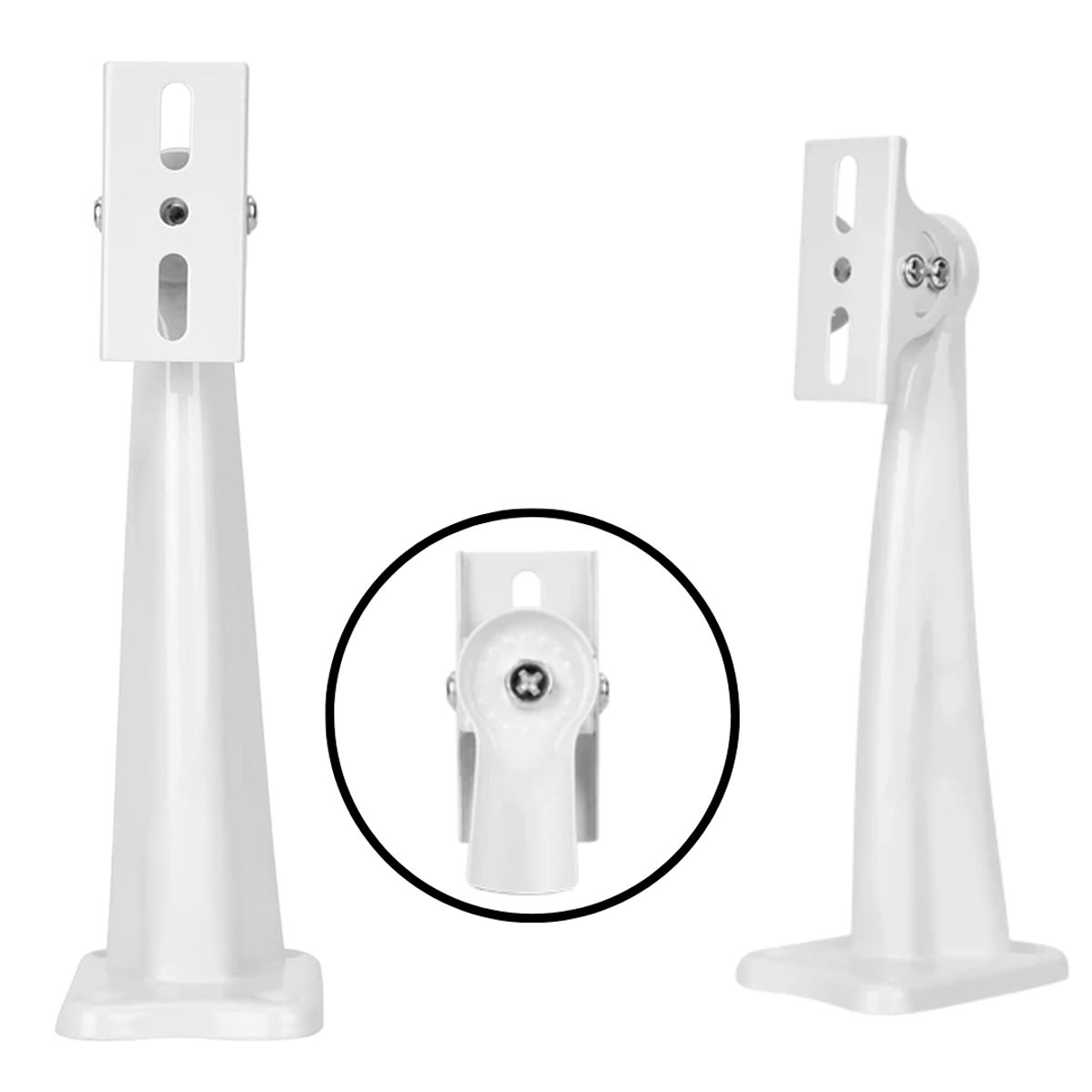 GENERICO - PACK 6 SOPORTES PARA CAMARA SEGURIDAD DE METAL