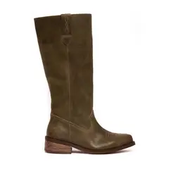 GIANI DAFIRENZE - Bota Mujer De Cuero Fatima Verde C3