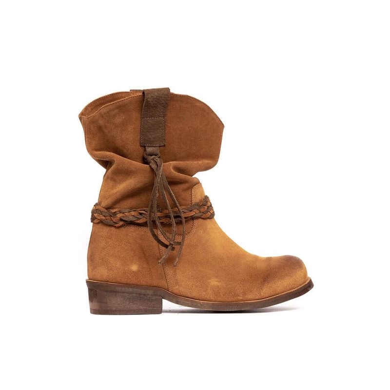 GIANI DAFIRENZE - Bota Mujer De Cuero Camila Camel C2