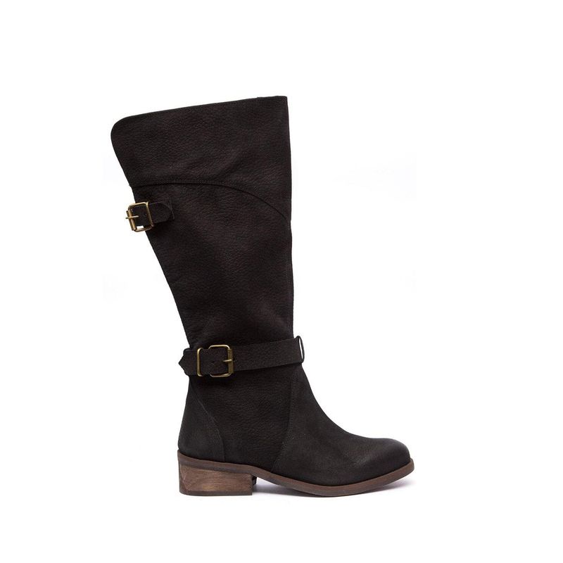 GIANI DAFIRENZE - Bota Mujer De Cuero Harriet Negro C1