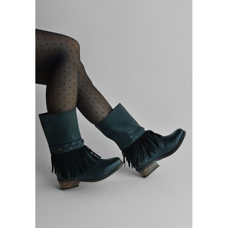 GIANI DAFIRENZE - Bota Mujer De Cuero Teodora Negro C1