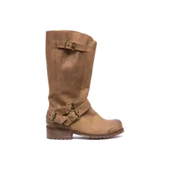 GIANI DAFIRENZE - Bota Mujer De Cuero Olivia Taupe C3.