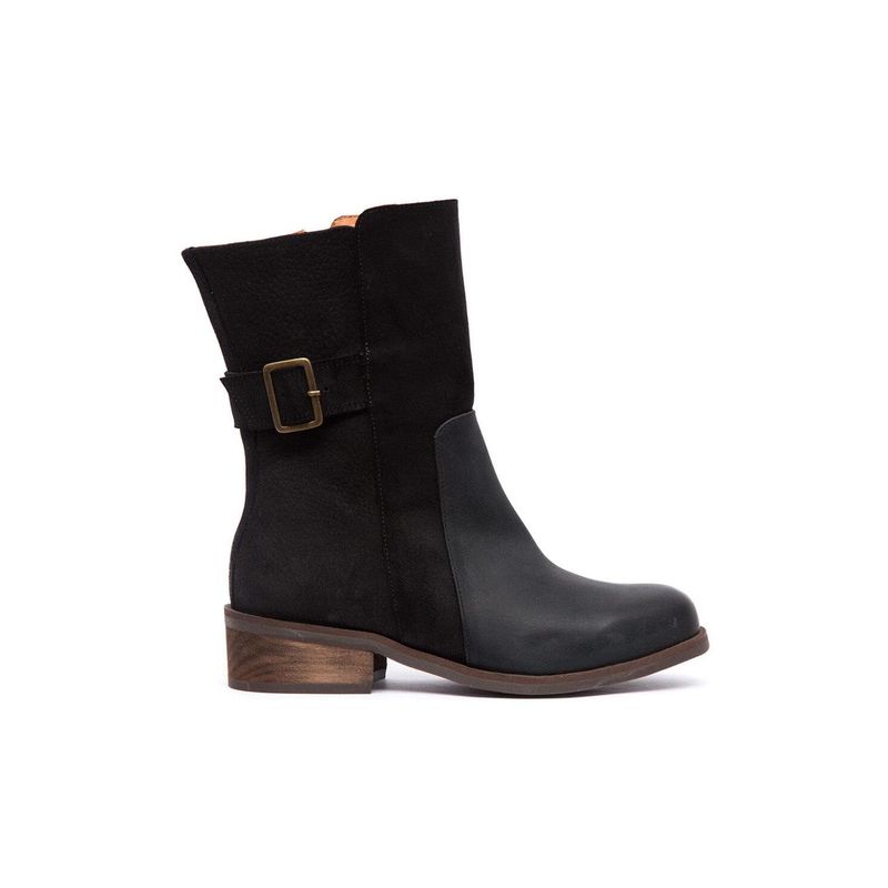 GIANI DAFIRENZE - Bota Mujer De Cuero Maya Negro C1