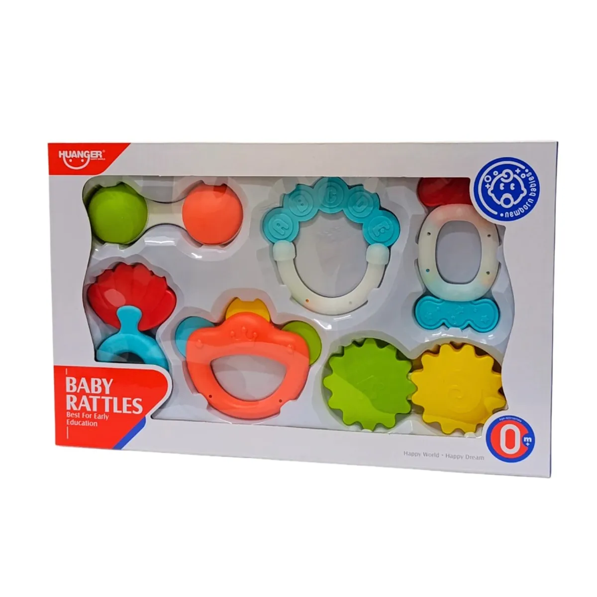 GENERICO - Set de Sonajero Figuras y Colores Para Bebes