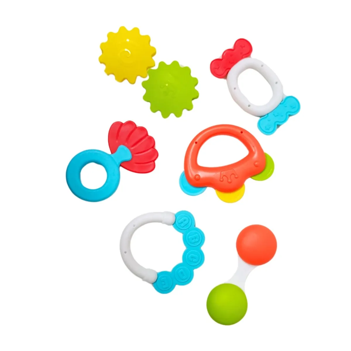 GENERICO - Set de Sonajero Figuras y Colores Para Bebes