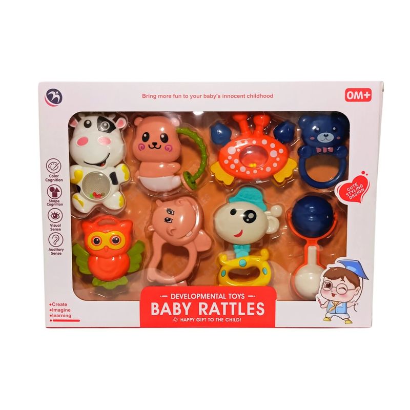 GENERICO - Set de Sonajeros de Animales Para Bebe
