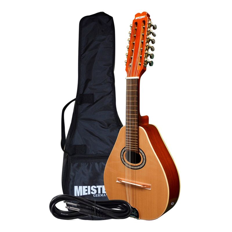 MEISTEHAFT - MANDOLINA ELECTROACÚSTICA 12 CUERDAS M12-JJ/EQ MEISTEHAFT