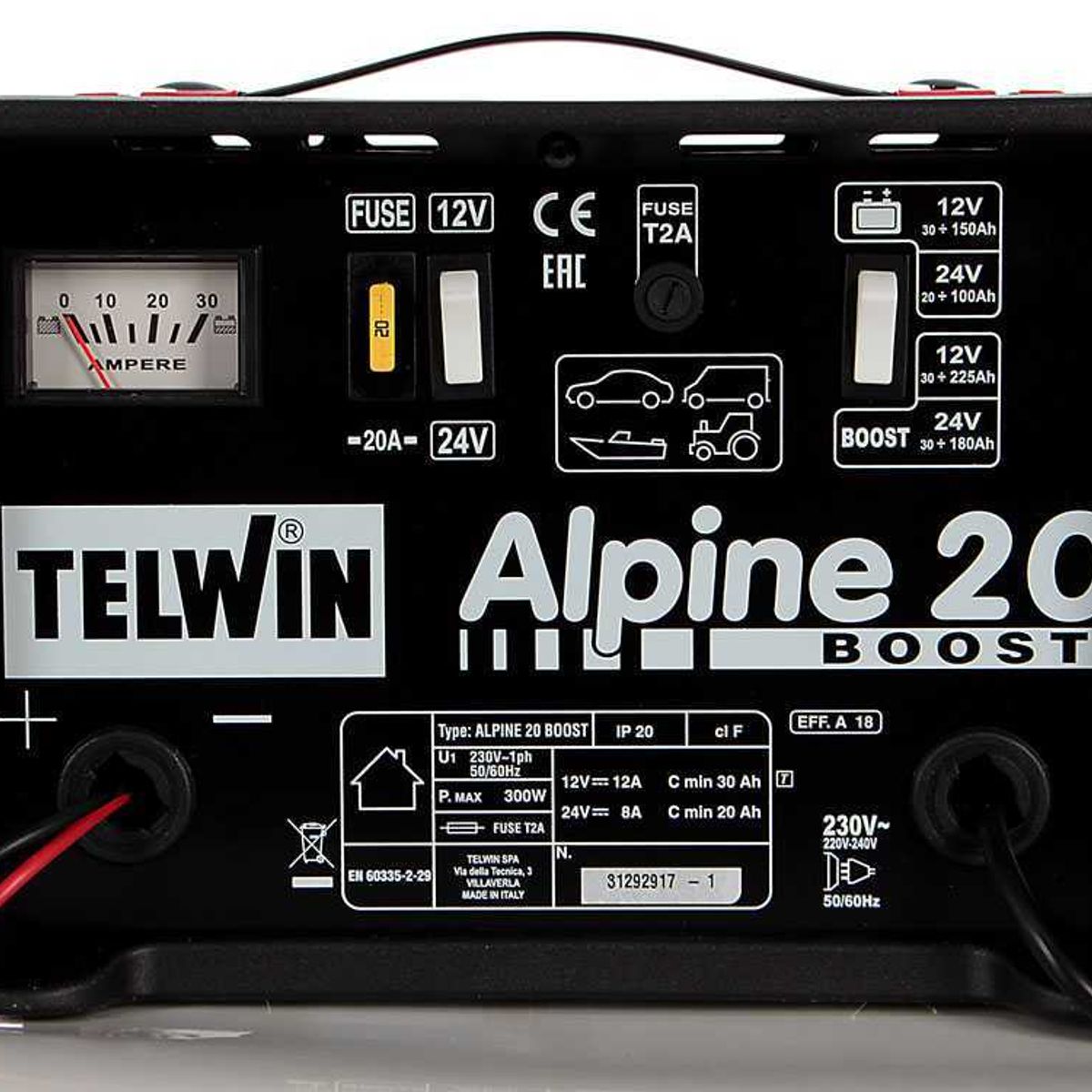 GENERICO - Cargador Batería  ALPINA 20 - 12-24V Telwin