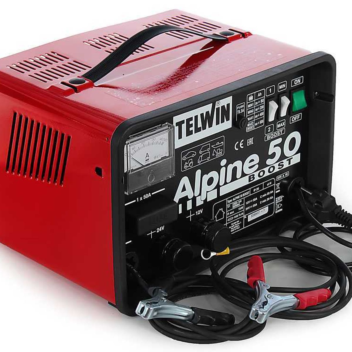 GENERICO - Cargador Batería  ALPINA 50  - 12-24V Telwin