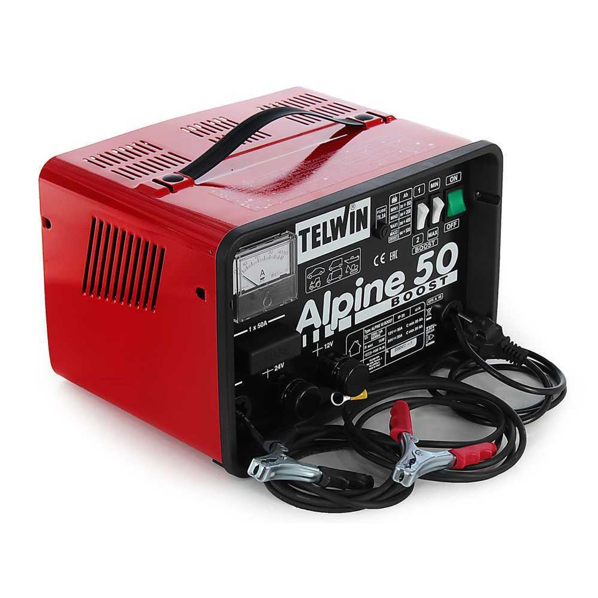 GENERICO - Cargador Batería  ALPINA 50  - 12-24V Telwin