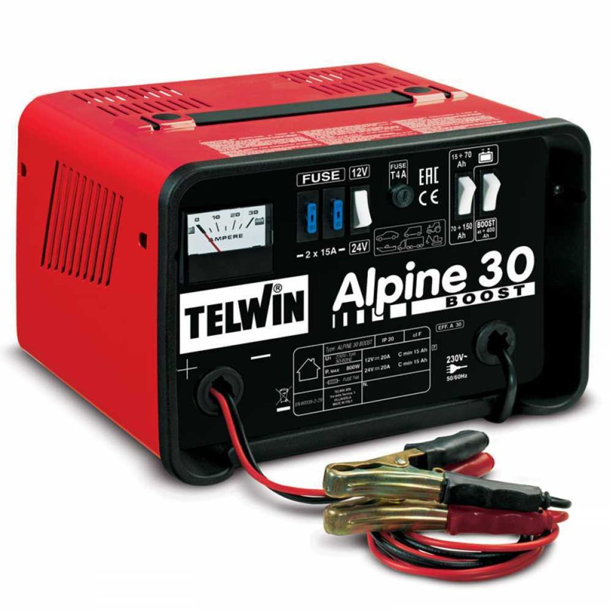 GENERICO - Cargador Batería  ALPINA 30  - 12-24V Telwin