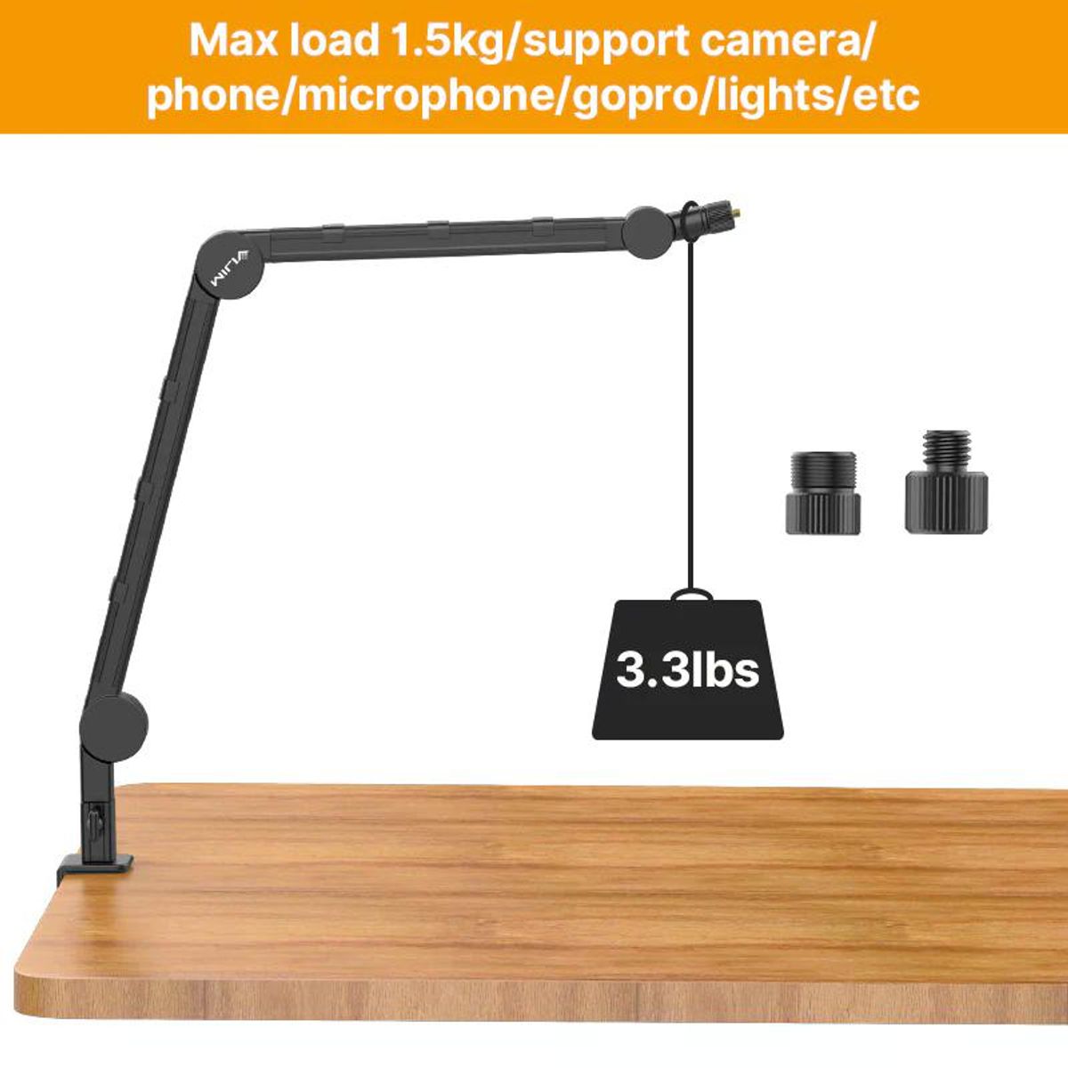 ULANZI - Vijim LS25 Brazo Multifuncional Para Cámaras o Accesorios