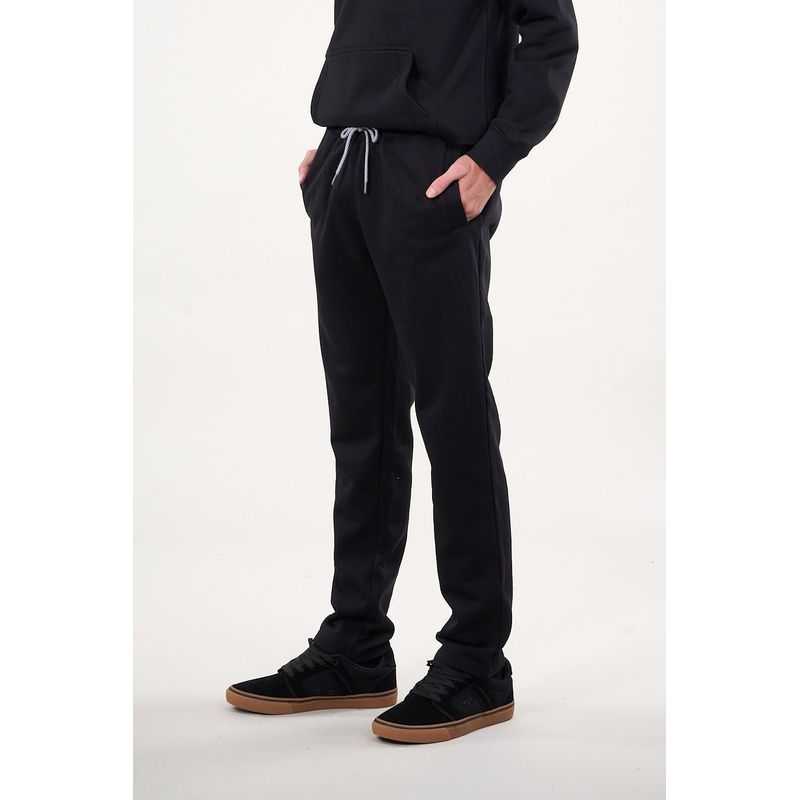 POLEMIC - Pantalon Jogger franela Negro wi4301 Polemic