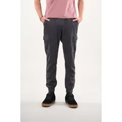 POLEMIC - Pantalon Jogger Cargo franela Gris Acero wi4302
