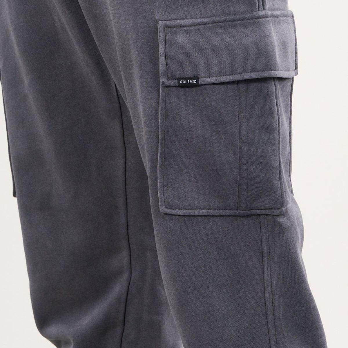 POLEMIC - Pantalon Jogger Cargo franela Gris wi4302 Polemic