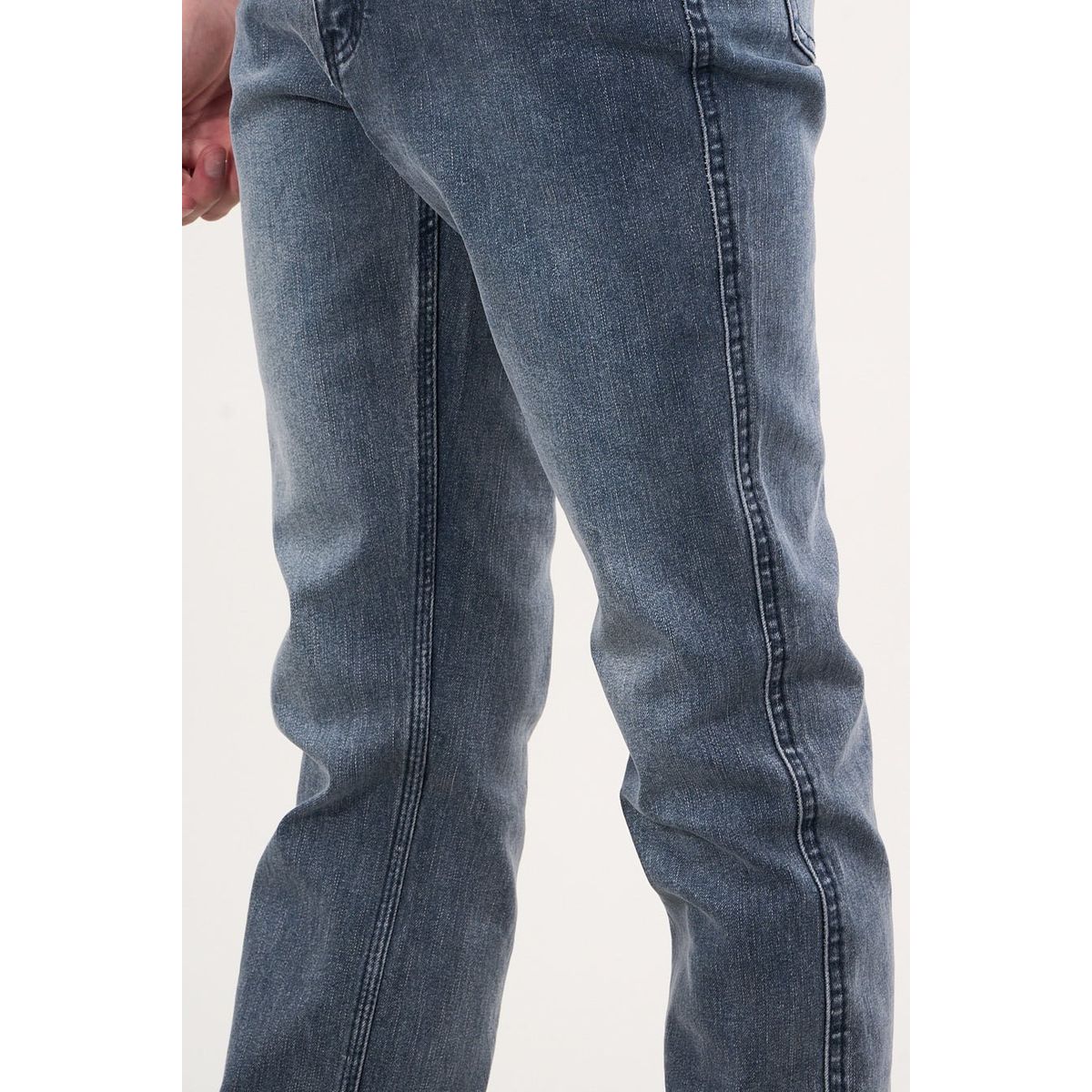 POLEMIC - Jeans Denim Slim Fit Gris wi4332 Polemic