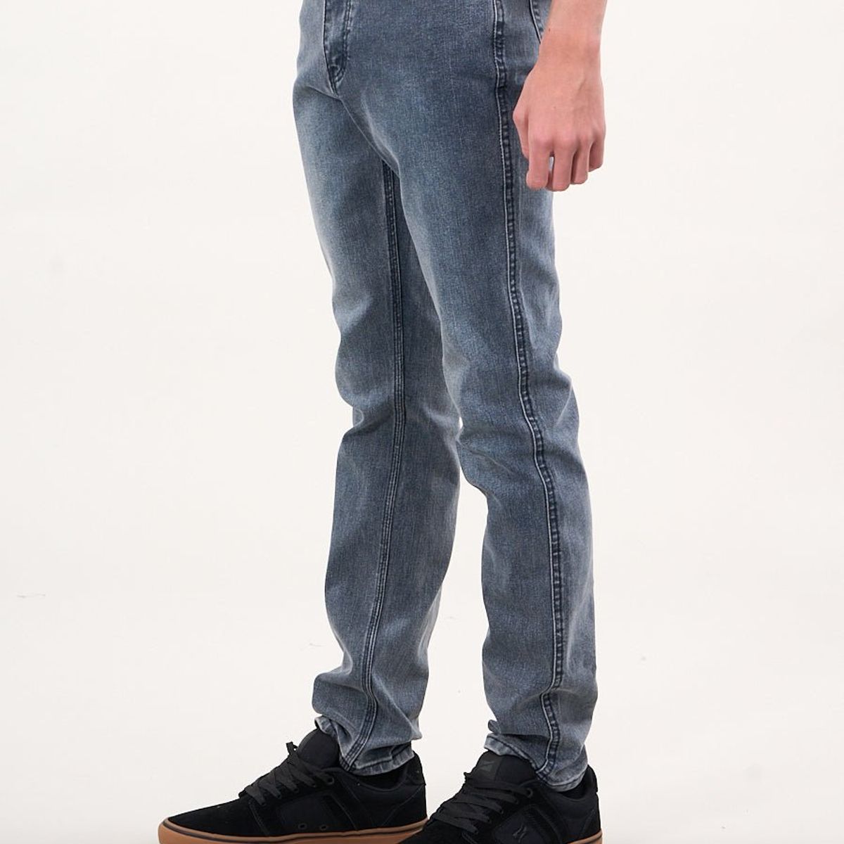 POLEMIC - Jeans Denim Slim Fit Gris wi4332 Polemic