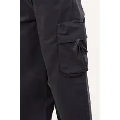 POLEMIC - Pantalon cargo Twill procesado Relaxed Gris wi4355