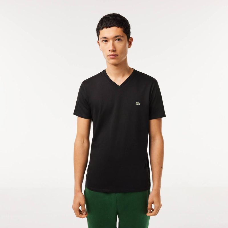 LACOSTE - Polera Cuello V Hombre Lacoste TH6710