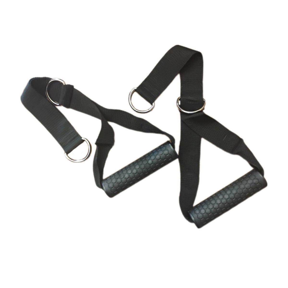 GENERICO - Par manillas engomadas accesorio para polea gym