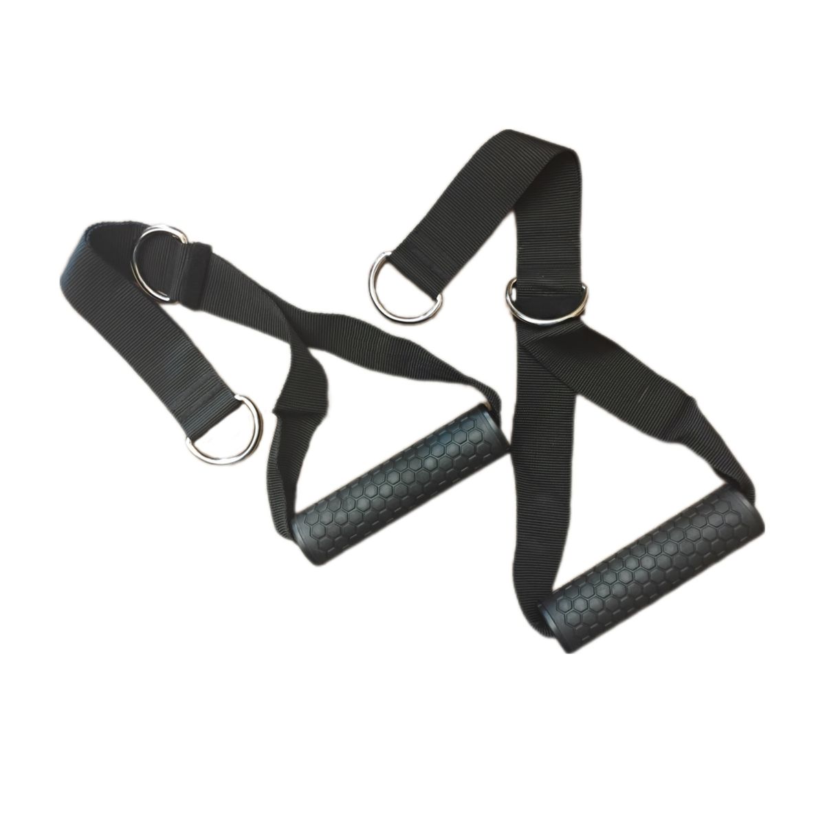 GENERICO - Par manillas engomadas accesorio para polea gym