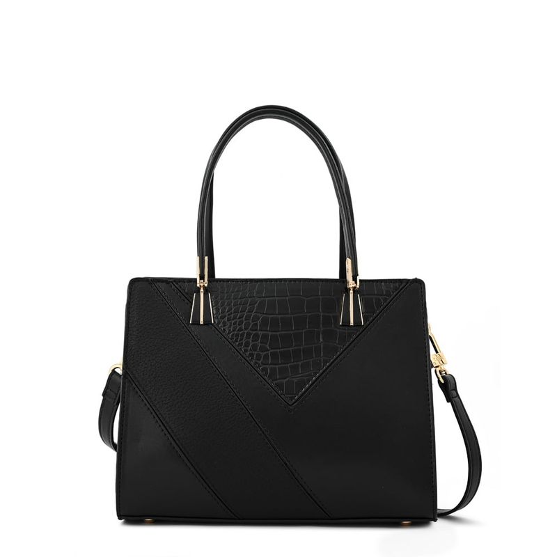 ZIOL - Cartera dos asas pequeña carmen negro