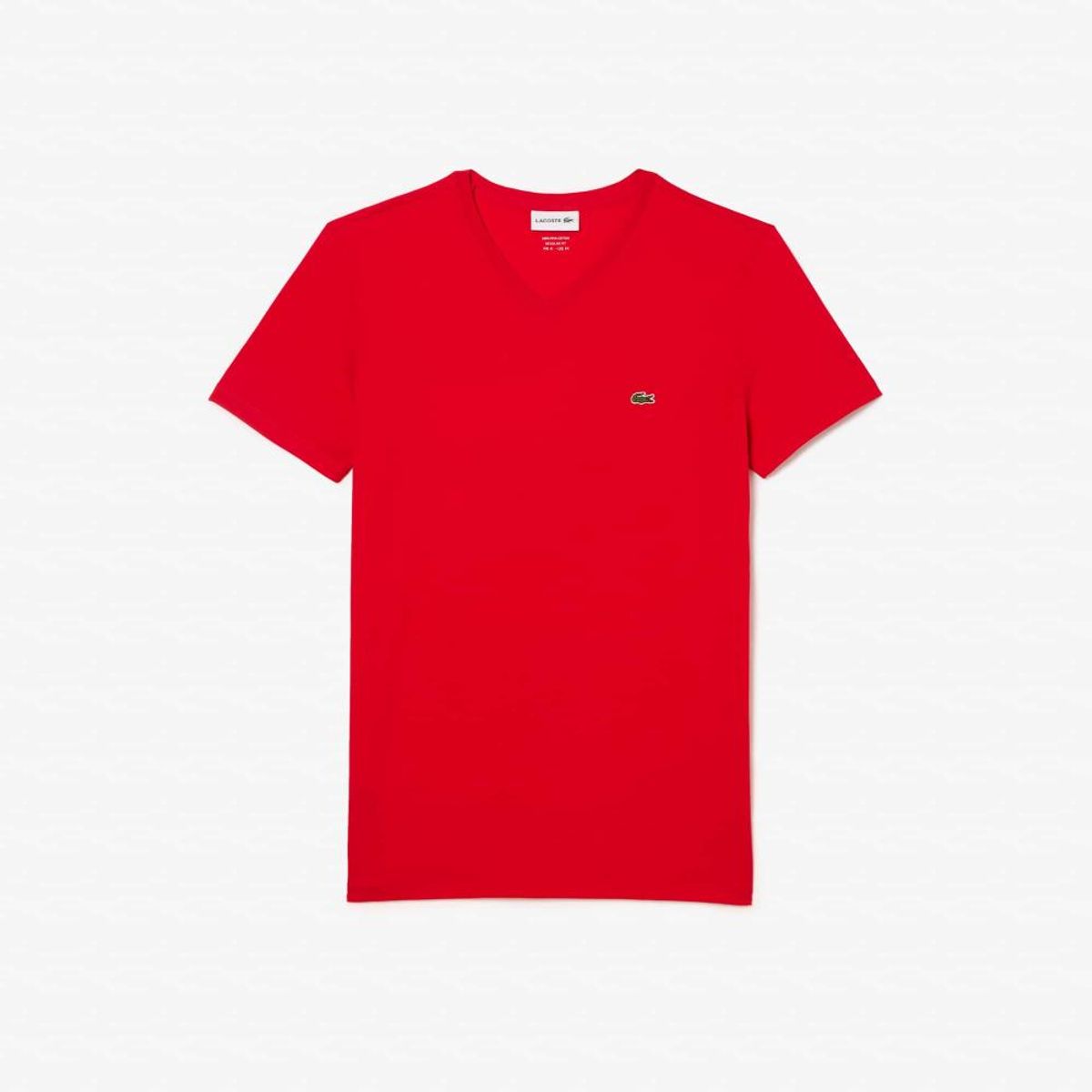 LACOSTE - Polera Cuello V Hombre Lacoste TH6710