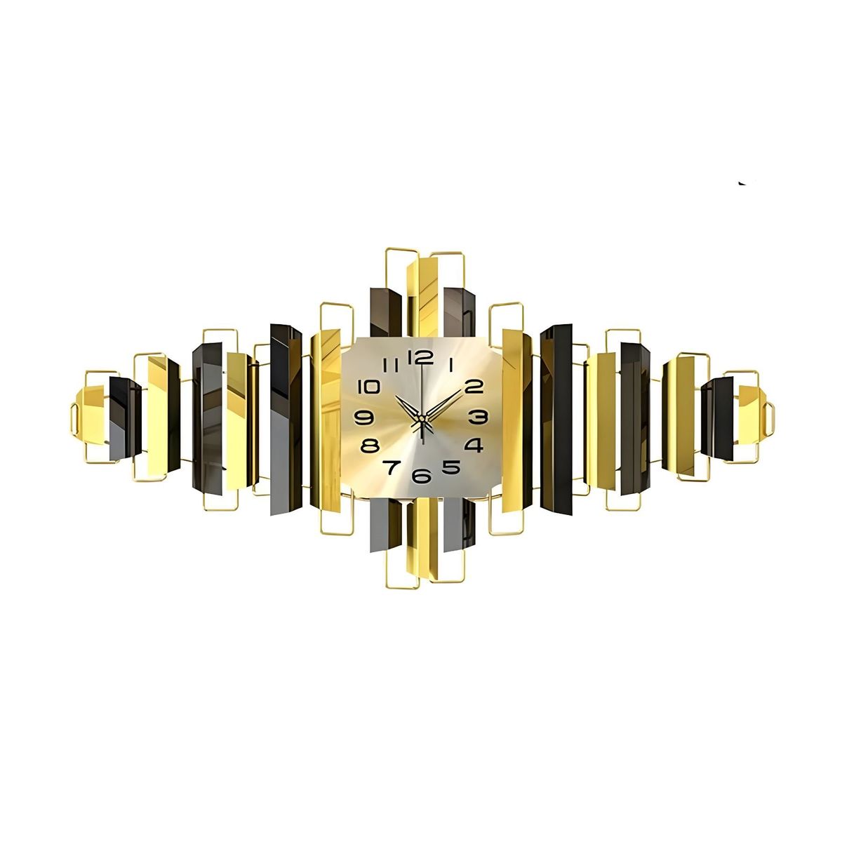 GENERICO - Reloj Metálico De Muro 95cm x 45cm Diseño Moderno