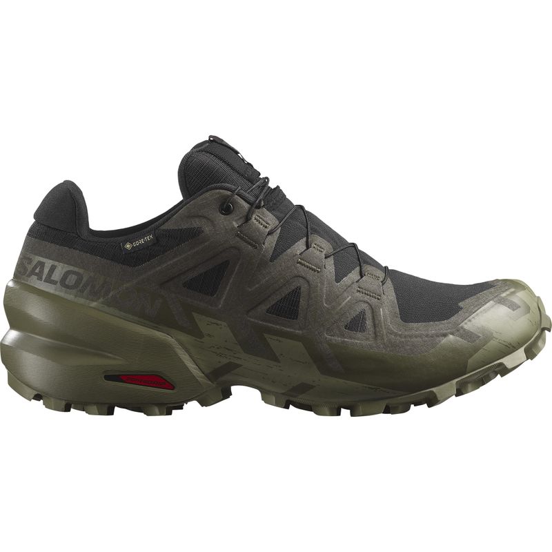 SALOMON - Zapatilla Hombre Speedcross 6 Gtx Oliva Blk Salomon