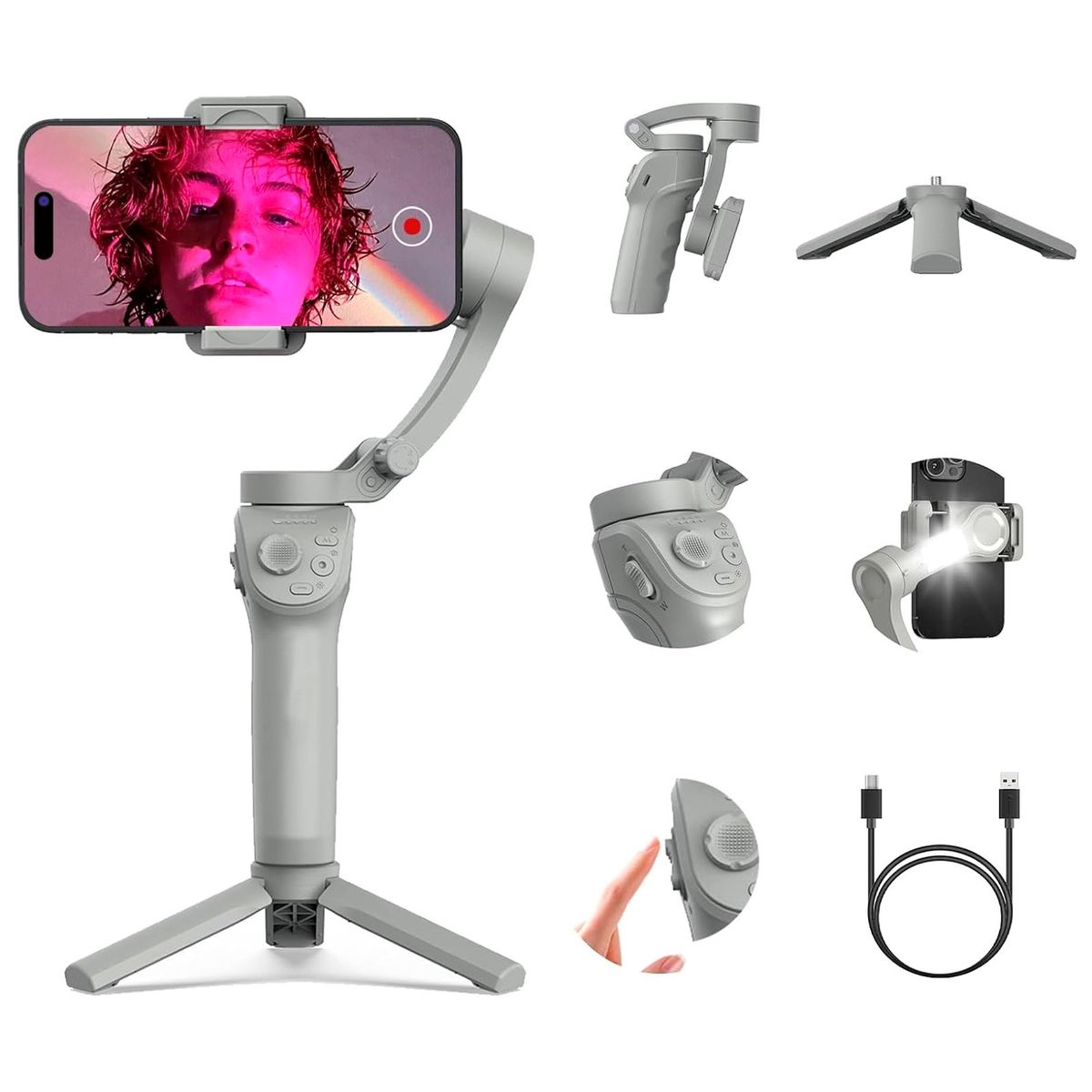 LENYES - Estabilizador De Celulares Y Camaras De Accion 3-Ejes LPH105