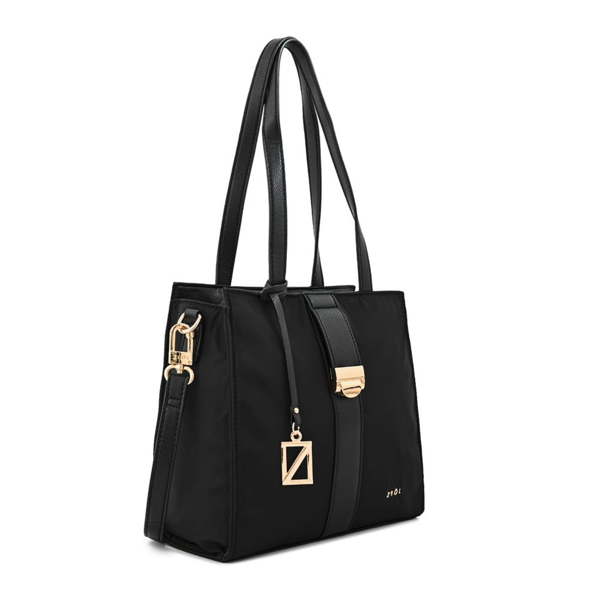ZIOL - Cartera tote creta mediana negro especial