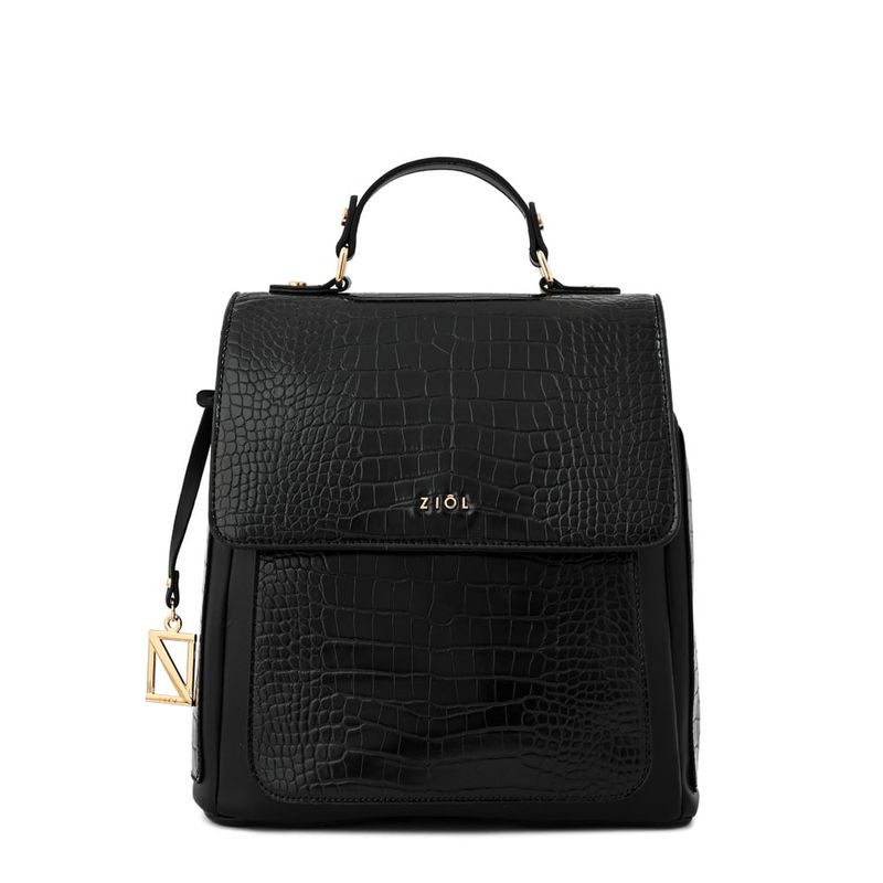 ZIOL - Mochila mediana ariana negro