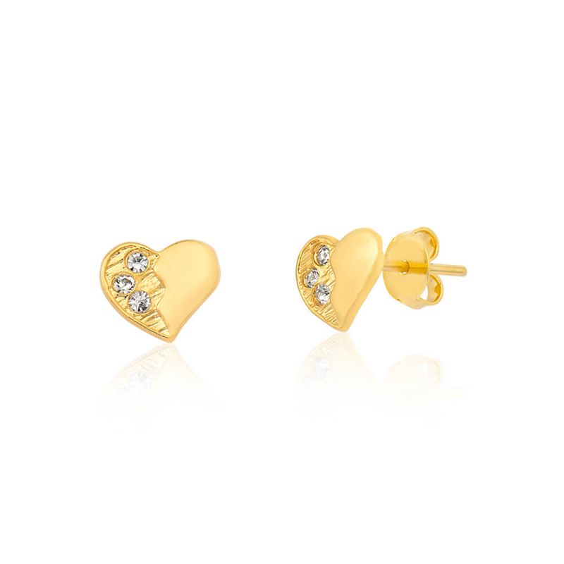 VANITE - Aros Mujer Bañado en Oro Amor