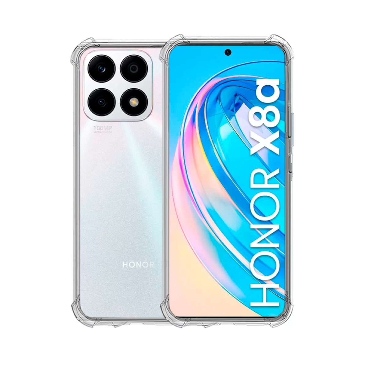 GENERICO - CARCASA TRANSPARENTE PARA CELULAR HONOR X8A 5G ANTIGOLPE