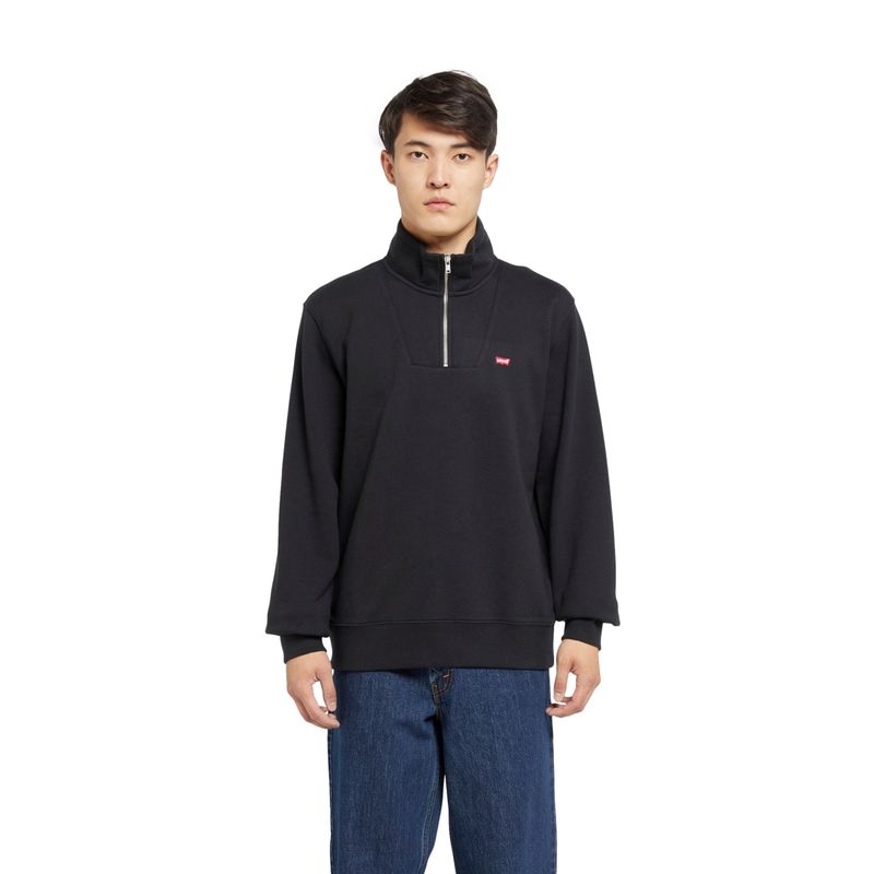 LEVIS - Polerón Hombre Core Hm 1/4 Zip Negro Levis