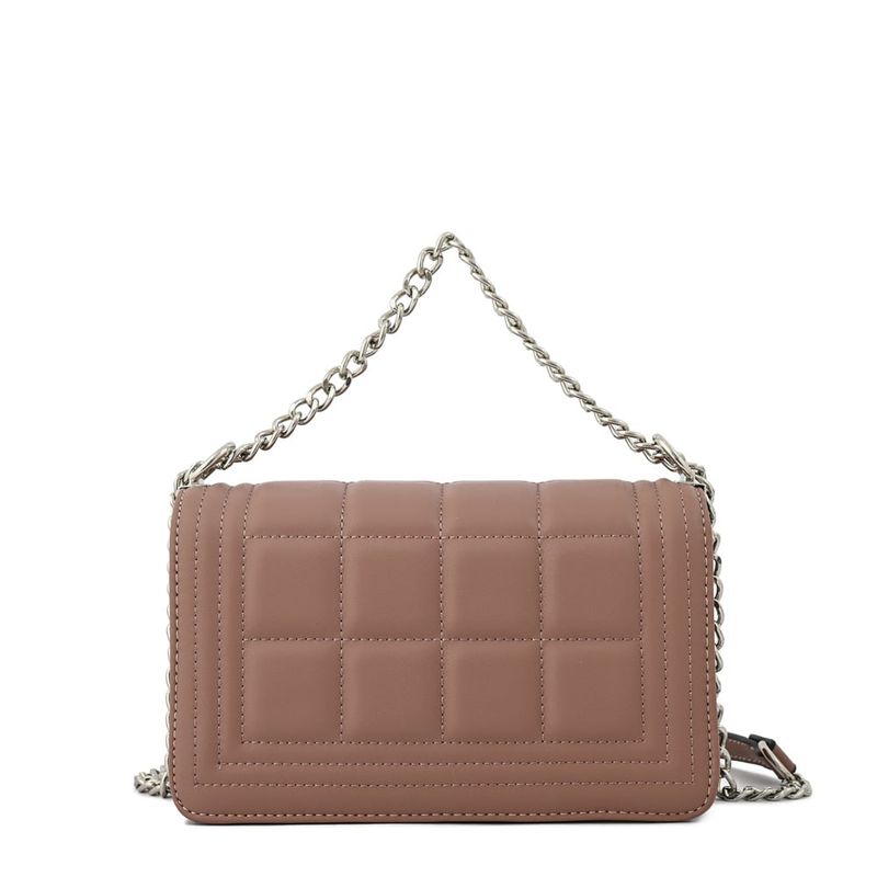 ZIOL - Cartera bandolera con tapa pequeña nay rosa viejo