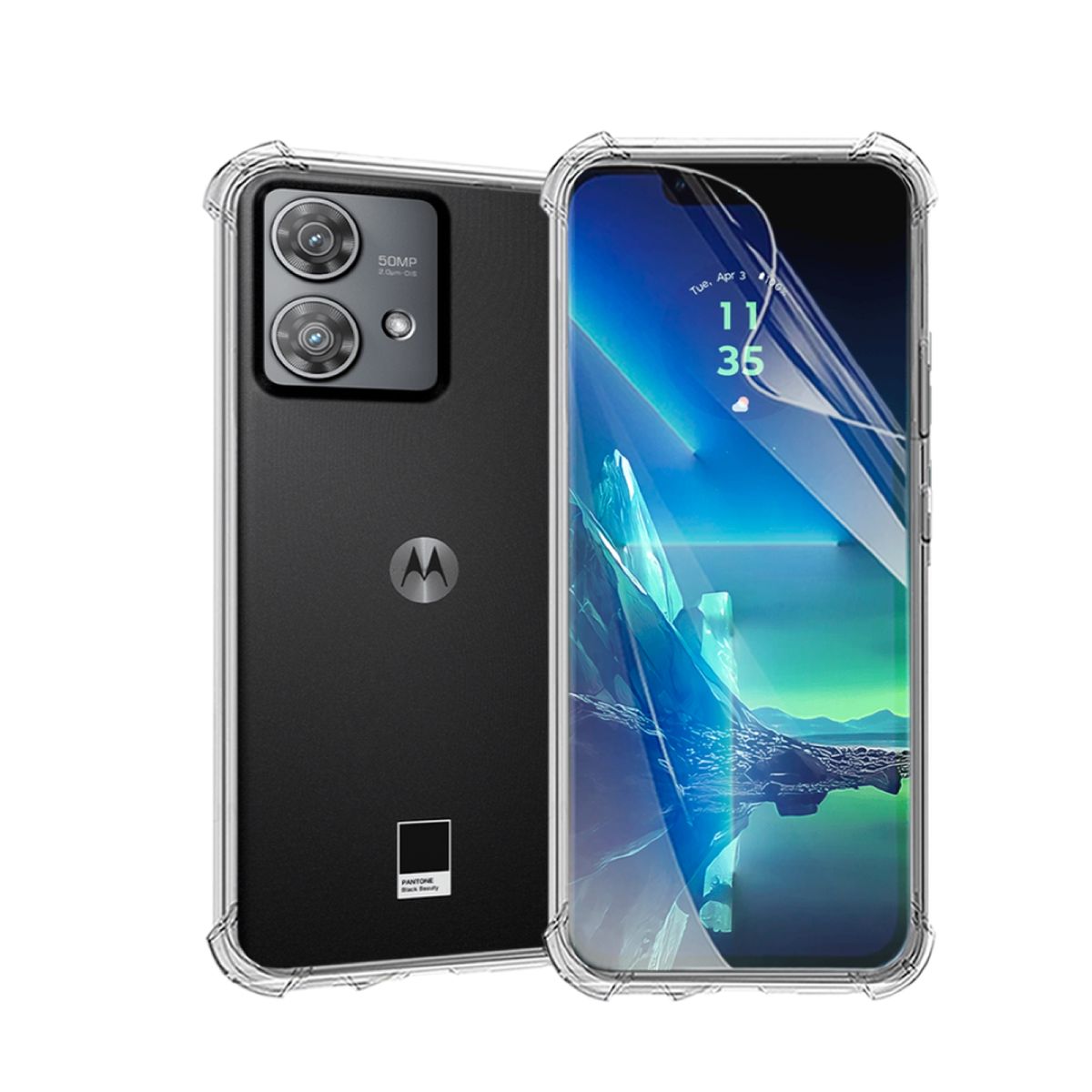 GENERICO - CARCASA TRANSPARENTE PARA CELULAR MOTOROLA EDGE 40 NEO