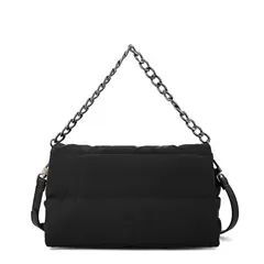 ZIOL - Cartera bandolera con tapa mediana silvi negro especial