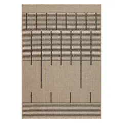 ELEMENTS & CO - Alfombra Out-In Bars Tabac 240x330 cm