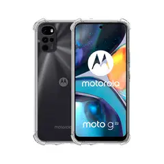 GENERICO - CARCASA TRANSPARENTE PARA CELULAR MOTOROLA G22 ANTIGOLPE