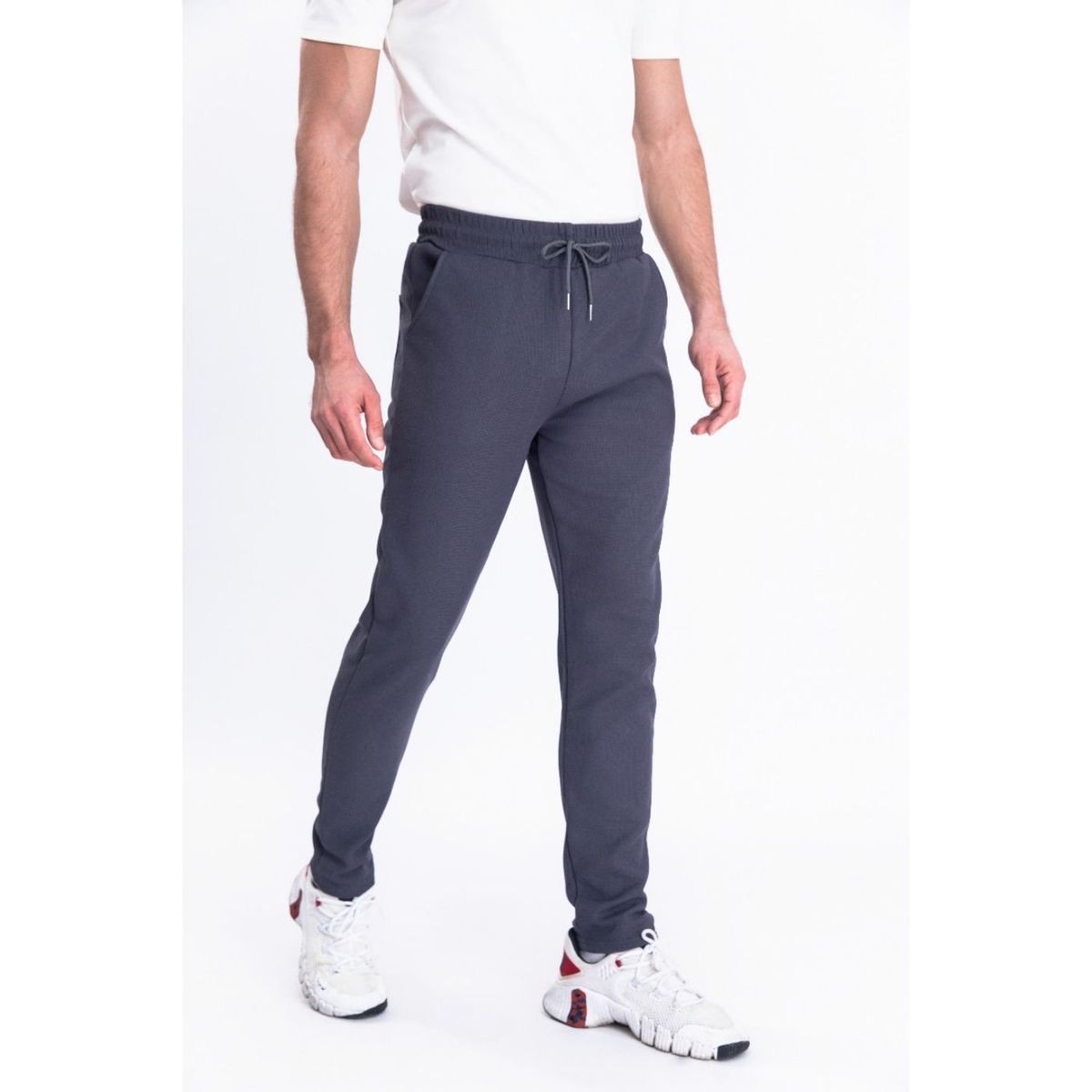 LIKE SHOP - Pantalon Buzo Hombre Recto Forro Interior Piel Bolsillos 0117