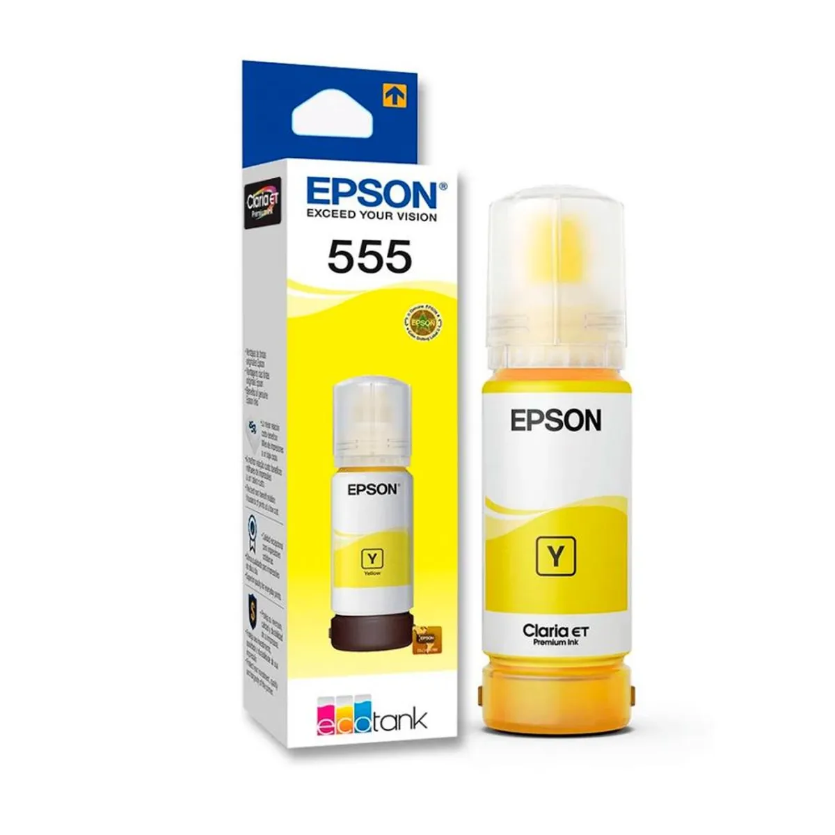 EPSON - Botella de Tinta Original Epson T555 Amarillo T555420-AL