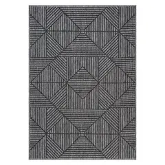 ELEMENTS & CO - Alfombra Out-In Board Gris 200x290 cm