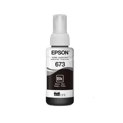 EPSON - Botella de Tinta T673 Negro T673120-AL