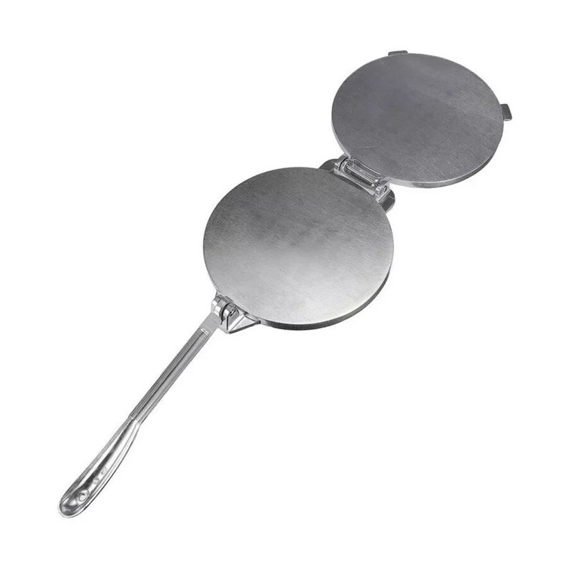 IMPORTCLICK - Prensa Tortillas Cocina Acero Inoxidable 20 CM - Plateado