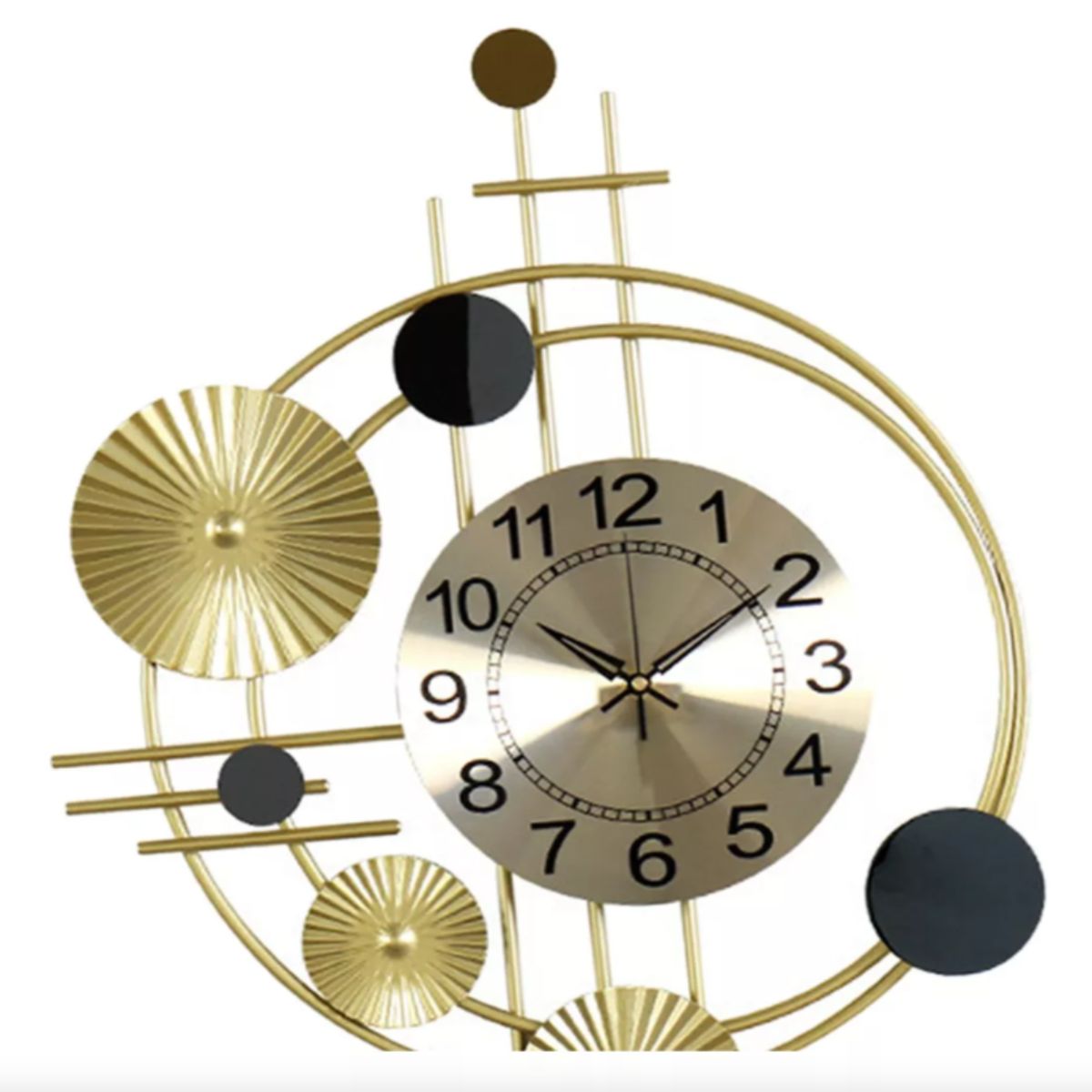 GENERICO - Reloj Metálico de Muro 75cm x 45 cm